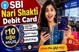 SBI Nari Shakti Debit Card: మహిళలకు రూ.10 లక్షల ఇన్సూరెన్స్ - ఫ్రీ OTT, షాపింగ్ వోచర్లు!