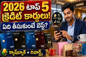 Best Credit Cards 2026 : వీటిలో ఏది తీసుకుంటే బెస్ట్? క్యాష్‌బ్యాక్, రివార్డులు & పూర్తి వివరాలు..!