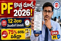 EPFO New Updates : PF బదిలీ నుంచి విత్డ్రా వరకు కీలక మార్పులు - 12 నెలల వెయిటింగ్ పీరియడ్ ఎందుకు?