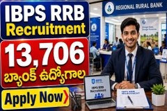 IBPS RRB Recruitment 2026: 13,706 బ్యాంక్ ఉద్యోగాల – సెప్టెంబర్ 21 లోపు దరఖాస్తు చేసుకోండి..!