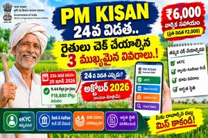 PM Kisan 24th Installment: పీఎం కిసాన్ 24వ విడత.. రైతులు చెక్ చేయాల్సిన 3 ముఖ్యమైన వివరాలు.!