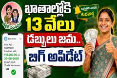 Thalliki Vandanam 2026: ఖాతాల్లోకి 13,000 డబ్బులు జమ..ఇప్పుడే చెక్ చేయండి..!