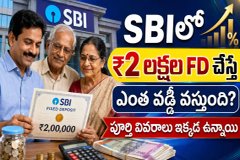 SBI Fixed Deposit : మీరు ఎస్బీఐలో రూ.2 లక్షలు డిపాజిట్ చేస్తే ఎంత వడ్డీ వస్తుంది?