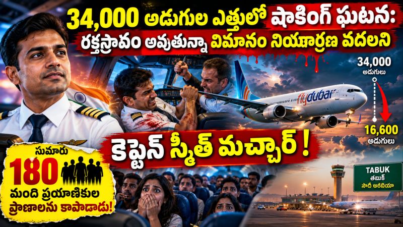ఆకాశంలోనే కత్తితో దాడి! అయినా విమానాన్ని నియంత్రించి 180 మంది ప్రాణాలను కాపాడిన భారతీయ పైలట్ కెప్టెన్ స్మిత్ మచ్చార్