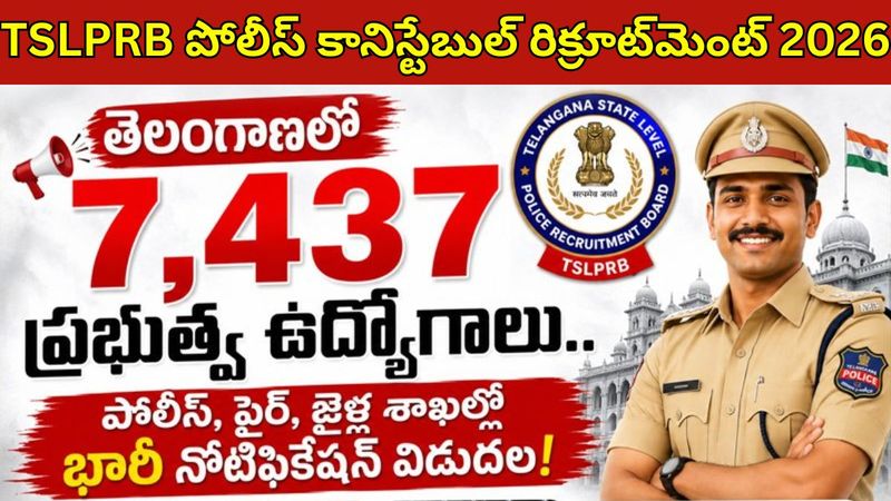 తెలంగాణలో 7,112 పోలీస్ కానిస్టేబుల్ ఉద్యోగాలు - దరఖాస్తులు త్వరలో ప్రారంభం!