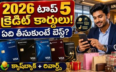 Best Credit Cards 2026 : వీటిలో ఏది తీసుకుంటే బెస్ట్? క్యాష్‌బ్యాక్, రివార్డులు & పూర్తి వివరాలు..!