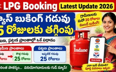 LPG Booking Updates: గ్యాస్ బుకింగ్ చేసే వారికి గుడ్ న్యూస్..!