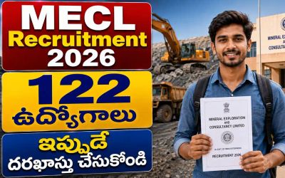 10వ తరగతి, ITI, గ్రాడ్యుయేట్ విద్యార్థులకు గుడ్ న్యూస్ - MECLలో 122 ఉద్యోగాలు..!