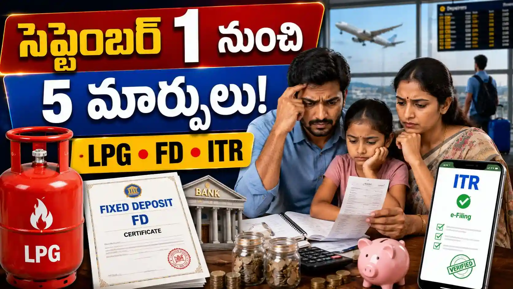 Rules Change 1st September: LPG, FD మరియు ITRతో సహా 5 ప్రధాన నిబంధనలలో మార్పు!