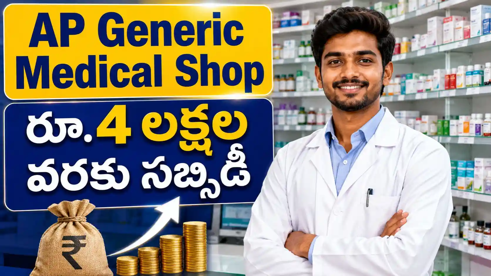 AP Generic Medical Shop Scheme: యువతకు జనరిక్ మెడికల్ షాప్ ఏర్పాటు కోసం రూ.4 లక్షల వరకు సబ్సిడీ!