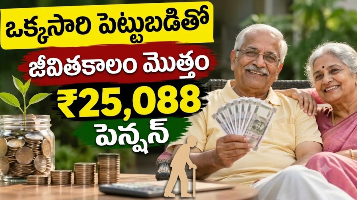 Pension Scheme: ఒక్కసారి పెట్టుబడి పెడితే జీవితాంతం నెలకు ₹25,088 పెన్షన్.. ఈ బంపర్ పథకం గురించి మీకు తెలుసా?