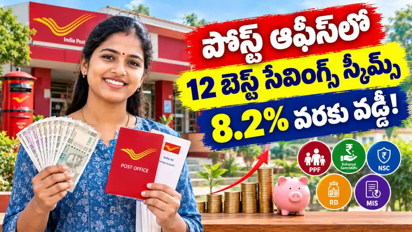 Post Officeలో 12 బెస్ట్ సేవింగ్స్ స్కీమ్స్.. మీ డబ్బుకు ఎక్కడ ఎక్కువ వడ్డీ వస్తుందో తెలుసా?