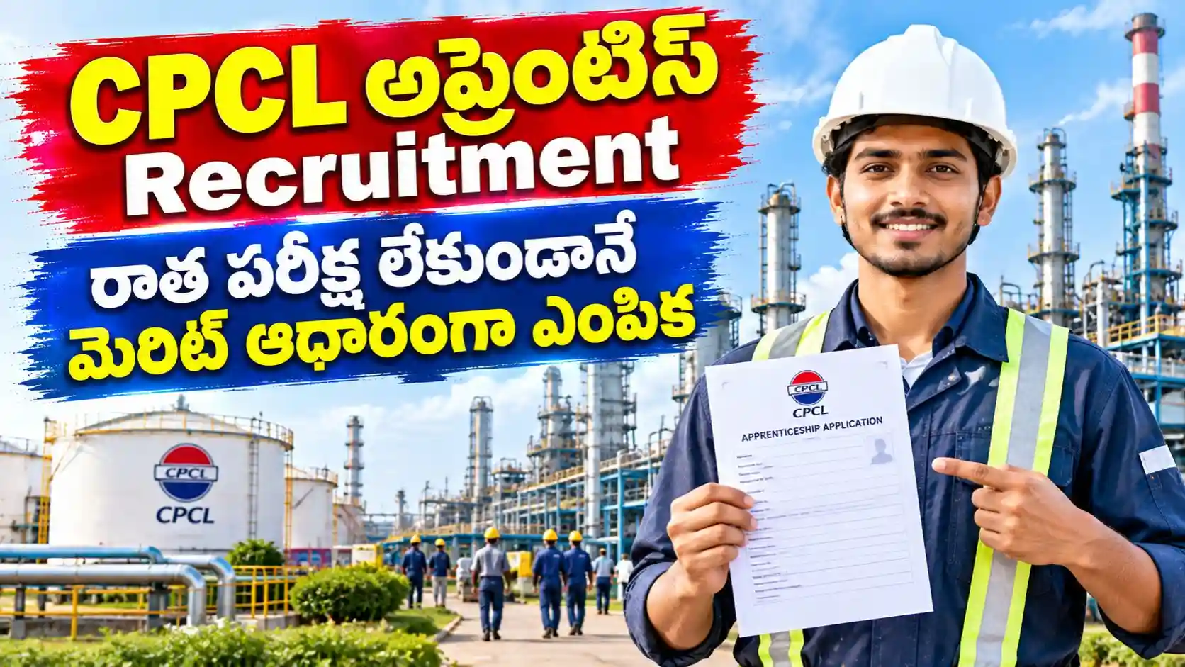 CPCL Apprentice Jobs : రాత పరీక్ష లేకుండానే మెరిట్ ఆధారంగా ఎంపిక - NAPS/NATSలో ఇలా అప్లై చేయండి..!